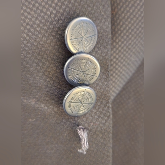 Nautica Navy Blue Men's Blazer Suit Coat Jacket 42R Navy Blue - Picture 10 of 10